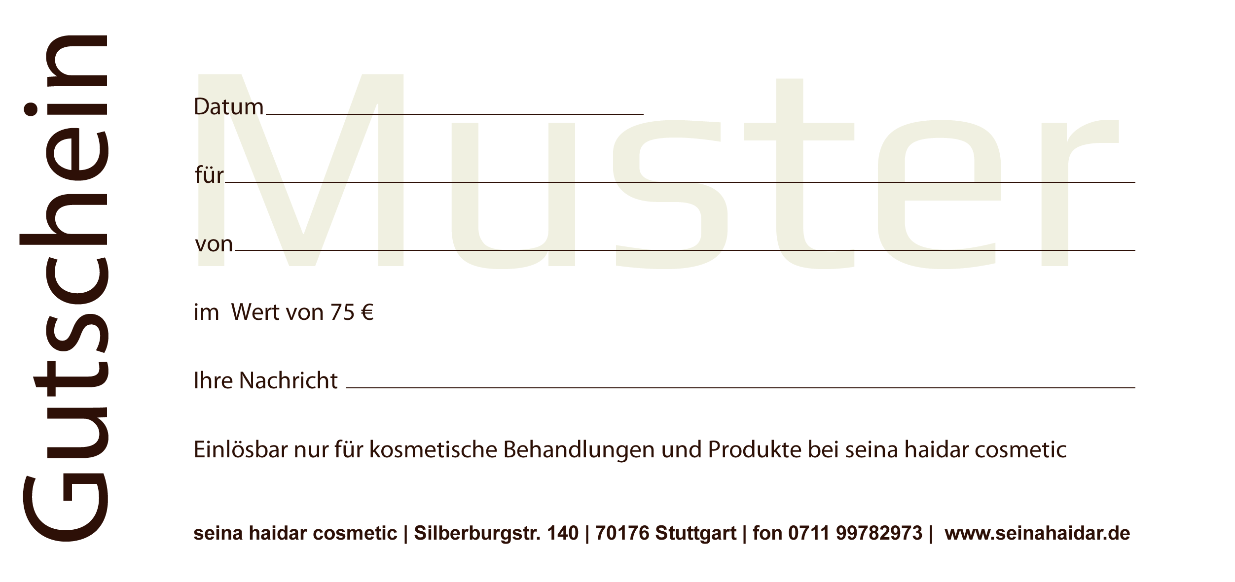 Gutschein 75